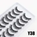 10 Paar Künstliche Wimpern Natürlicher Look Weiche Schwarze Falsche Wimpern Make-up - 10 Paare (Y38)