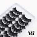 10 Paar natürliche künstliche Wimpern weiches Volumen Make-up Verlängerung Stil Y47 - 10 Paare (Y47)