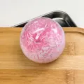 Creative handmade ice cube squishy ball sensory toy stress relief slow rising pink - 6cm / Rose Pink