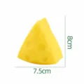 Yellow cheese squishy slow rebound stress relief toy decompression toy variant item - Triangle Cheese / 7cm