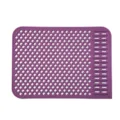 Paarse siliconen holle gootsteen mat keuken bar warmte-isolatie anti-kras kussen 1st - 43x32CM / Violet