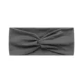 Dark grey athletic headband for women, elastic non-slip hair band for yoga and running fitness. - Smoke Gray