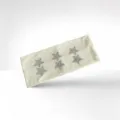 Beige Rhinestone Star Elastic Headband Vintage Street Style Hair Accessory Solid - 10# Beige