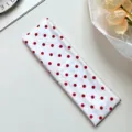 White red polka dot yoga elastic headband, soft sweat-absorbing hair band for sports. - 11# White and Pink Polka Dots