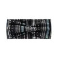 Bohemian Yoga Headband Elastic Non-Slip Wide Hair Band Running Sweat-Absorbing Women. - Geometric Stripe