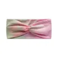 Tie-dye elastic yoga sports headband for women, soft wide hair band for running fitness. - #34