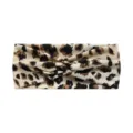 Leopard print yoga headband elastic wide hair band workout running sweat absorbent women - #115