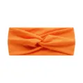 Orange Boho Yoga Headband, Elastic Non-Slip Wide Sweat-Wicking Sports Headband for Women - #120 Orange