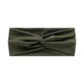 Dark green yoga sports headband, elastic non-slip wide hair band for running workouts. - #126 Dark Green