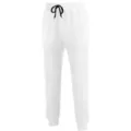Men's White Waffle Knit Jogger Pants Casual Drawstring Trousers Variant for Autumn - S / Bottoms / White