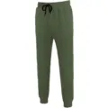 Green Mens Waffle Knit Sweatpants Casual Drawstring Tapered Pants Autumn Winter Fashion - S / Bottoms / Army Green