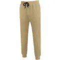 Men's casual waffle knit joggers pants with adjustable drawstring waist in solid khaki color - S / Bottoms / Khaki