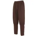 Men's medieval renaissance trousers brown vintage drawstring lace-up cosplay costume pants - S / Pirate Pants / Burgundy