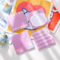 Ensemble de notes adhésives violettes mignonnes avec motifs d'animaux, blocs-notes esthétiques. - Ours Hyuna