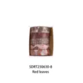 Ensemble de rubans Washi vintage rubans adhesifs decoratifs pour journal scrapbooking - 1cm*2m 5rouleaux / Feuille Rouge