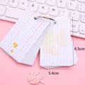 Tragbare karteikarten liniert lernkarten mit ringbinder weisse memo notizen vokabelkarten. - Kleines doppelseitiges Acht-Linien-Gelbe Ente