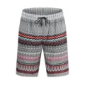 Herren lässige bedruckte Badeshorts Sommer geometrisches Muster lose bequeme kurze Hosen - Stil 492