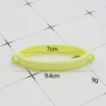 Silicone water bottle strap handle accessory ring, light yellow, portable outdoor sports design. - Cup Ring / Yellow