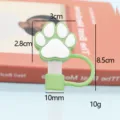 10mm silicone cat paw straw cap cute dustproof cover for tumbler cups accessories - Bagged without Straw / Silicone Green and White Cat Paw 10mm