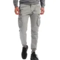 Pantalon cargo gris pour homme stylé poches multiples pantalon jogging décontracté. - 29 / Bas / Gris clair