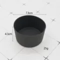 Silicone cup boot protective sleeve for tumbler water bottle bottom cover anti-slip black - Black Cup Sleeves