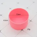 Pink silicone cup boot protective sleeve 7.3x4.3cm for tumbler water bottle bottom cover - Pink Cup Sleeve