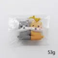 Cute couple magnetic keychain soft PVC cartoon dog pendant sweet gift for best friends - Dog Partner / OPP Packaging