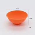 Ciotola in silicone leggero per trucco maschera viso spezie conservazione 7cm arancione - Arancione