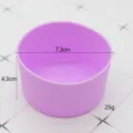 Silicone cup bottom sleeve 7.3x4.3cm protective boot for water bottle tumbler cover - Purple Cup Sleeve