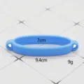 Anello in silicone blu per cinturino di bottiglia d'acqua, accessorio tazza sport. - Anello per Tazza / Blu