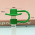 Grüner Silikon Cowboyhut Strohhalm Abdeckung Topper und Staubschutz für 10mm Strohhalm - 10 mm dunkelgrüner Silikon-Cowboyhut