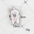 Süßes Cartoon Kaninchen Fidget Spinner Dekompression Spielzeug tragbar Stressabbau - Kaninchen