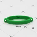 Anello di ricambio in cinturino di silicone verde per bottiglie d'acqua sportive 9.4cm - Anello per Tazza / Verde scuro