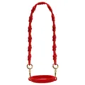 Cinghia per borraccia in silicone rosso laccetto fiori ricambio per accessorio tazza Stanley - Anello per Tazza + Cinturino / Rosso