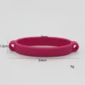 Accessorio cinturino manico bottiglia d'acqua in silicone rosa, banda tazza portatile 3mm - Anello per Tazza / Rosso Lampone