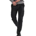 Pantalon cargo noir homme décontracté multi-poches streetwear pantalon de jogging 2025. - 29 / Bas / Noir