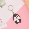 Schattige cartoon eekhoorn PVC zacht rubberen sleutelhanger voor autosleutels en leuk cadeau. - 5,5*3,5*0,3 cm / Sleutelhanger met eekhoorn