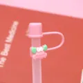 Süsser rosa Krabbe Silikon Strohhalmabdeckung 10mm Strohhalm Topper für Stanley Becher - Rosa Krabbe 10 mm