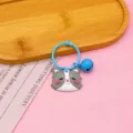 Leuke cartoon bel sleutelhanger schattige PVC dier hanger voor tas decoratie - Stijl met bellen / Hond