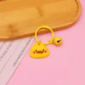 Schattige cartoon eend sleutelhanger pvc tasbedel met gele bel voor dagelijks - Stijl met bellen / Eend