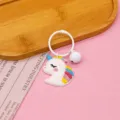 Leuke cartoon eenhoorn sleutelhanger met bel, schattige PVC tassenhanger als cadeau. - Stijl met bellen / Mijn kleine Pony