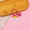 Leuke regenboog sleutelhanger met bel pvc tas hanger schattige accessoires voor dagelijks gebruik - Stijl met bellen / Regenboog