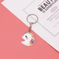 Leuke eenhoorn sleutelhanger met metalen ring PVC cartoon tas hanger schattig cadeau item - Sleutelring Stijl / Mijn kleine Pony