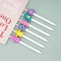 Cute gummy bear gel pens, pastel aesthetic writing pens, retractable black ink stationery. - Dancing Bear