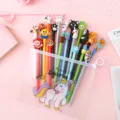 Cute pink girl gel pen set student cartoon signature pen combination bagged black 0.38mm 20 pcs - Boys' Bagged 20 Pcs