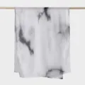 Ink style gradient voile long scarf women fashion versatile elegant black edge shawl detail - YW588