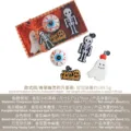 Handgefertigtes Halloween-Sojawachs-Duftkerzen-Set mit Skelett- und Geistermotiven - 骨架幽灵的万圣夜