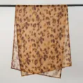 Leopard print women's long scarf fashionable versatile ink style digital printed shawl variant - YW568