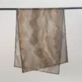 Women's fashionable ink gradient voile scarf with dark border, versatile elegant shawl. - YW600