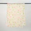 Floral print long scarf women lightweight fashion versatile floral shawl neck wrap - YW583